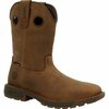 Rocky Legacy 32 Waterproof Steel Toe Western Boot, DARK BROWN, M, Size 8 RKW0339